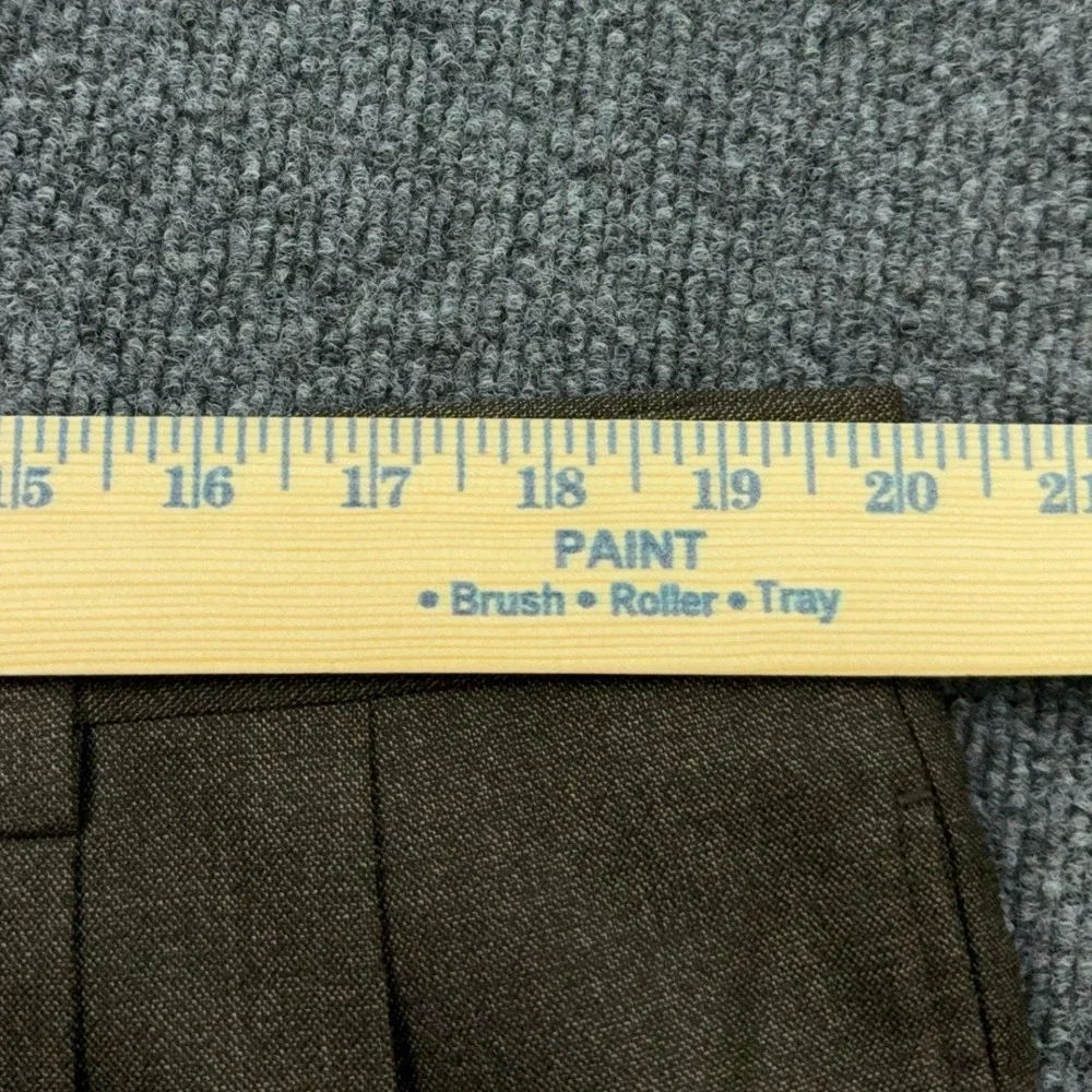 Jos. A. Bank Dress Pants Mens 40R Brown 100% Wool Pleated Executive Traditional